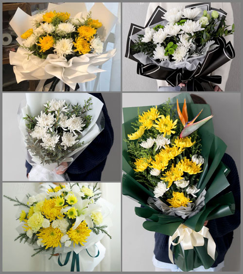 江西鹰潭月湖区东湖街道白事花束代送